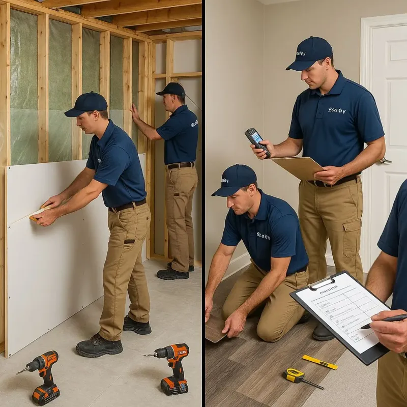 Repairs and Reconstruction process in Smithfield, NC